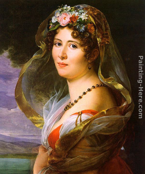 Portrait of a Lady painting - Francois Gerard Portrait of a Lady art painting